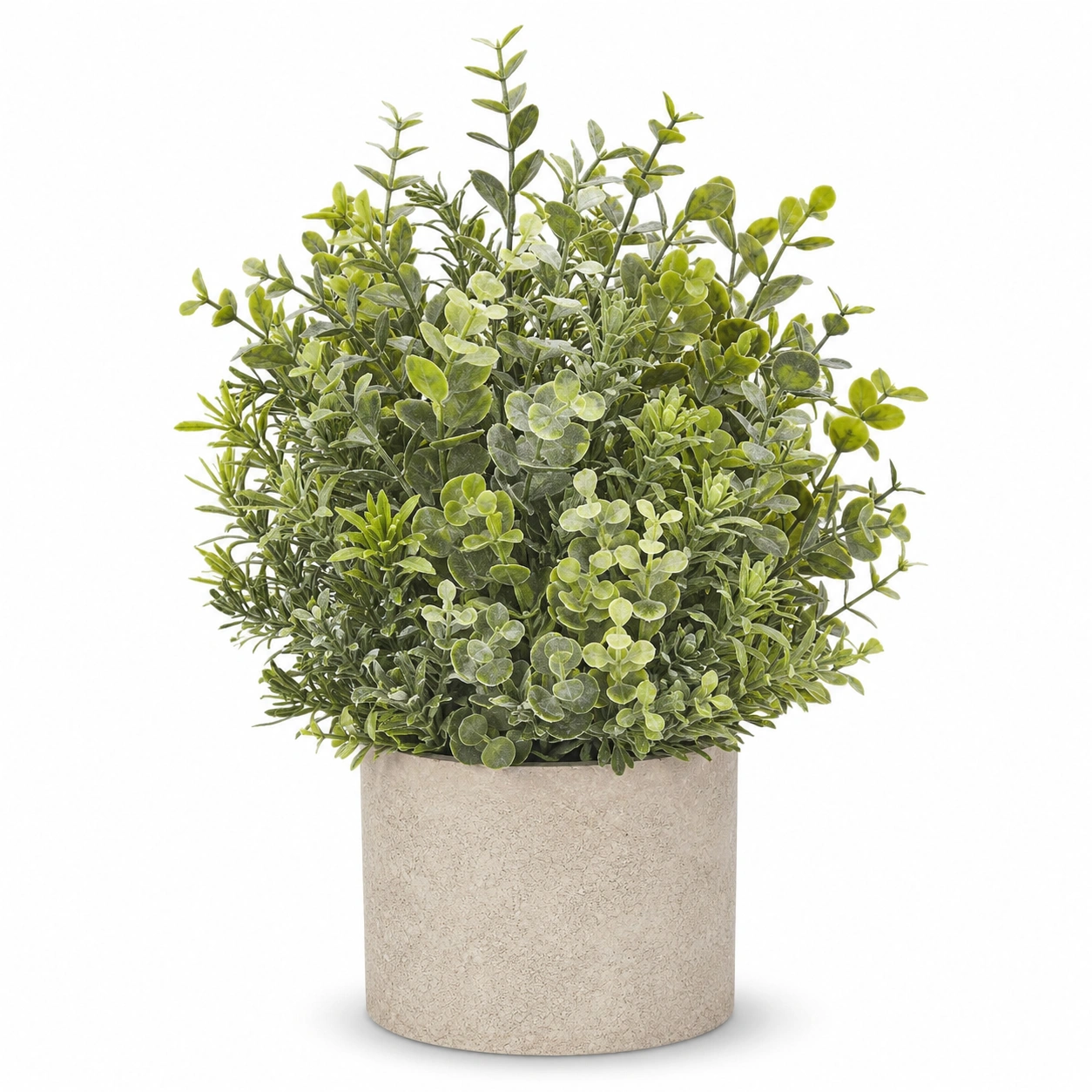 Planta Artificial Verde en Maceta 30cm-JARNOVIEL