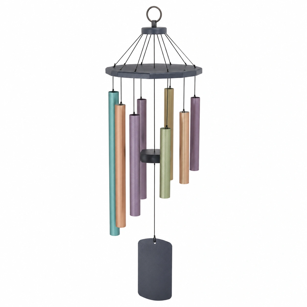 Campanilla de Viento Multicolor para Exterior 60 cm-JARNOVIEL