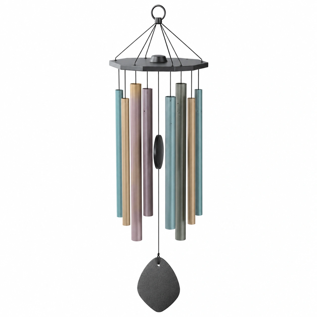 Campanilla de Viento Multicolor de 90 cm para Exteriores-JARNOVIEL