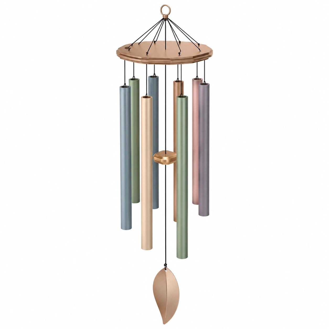 Carillón de Viento Multicolor para Exteriores 75cm-JARNOVIEL