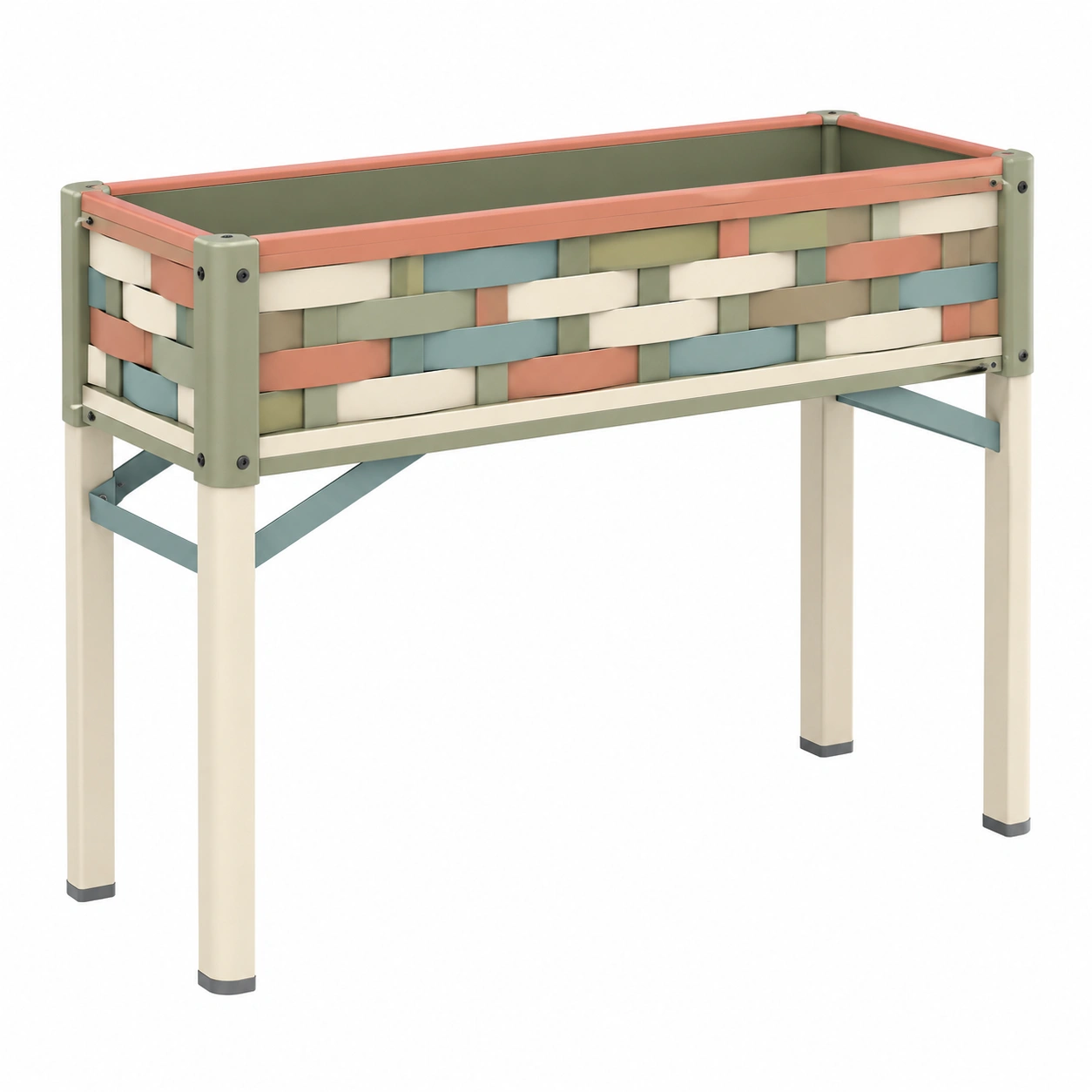Jardinera elevada multicolor para exteriores-JARNOVIEL