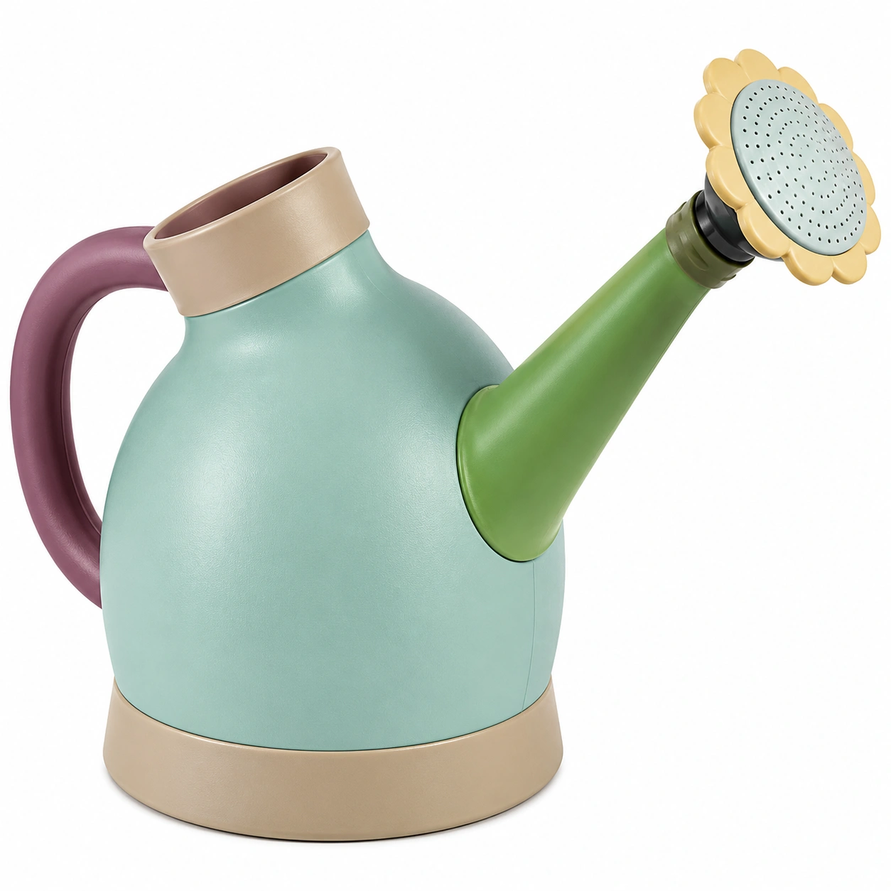 Regadera de Jardín Colorida con Boquilla de Flor 2L-JARNOVIEL