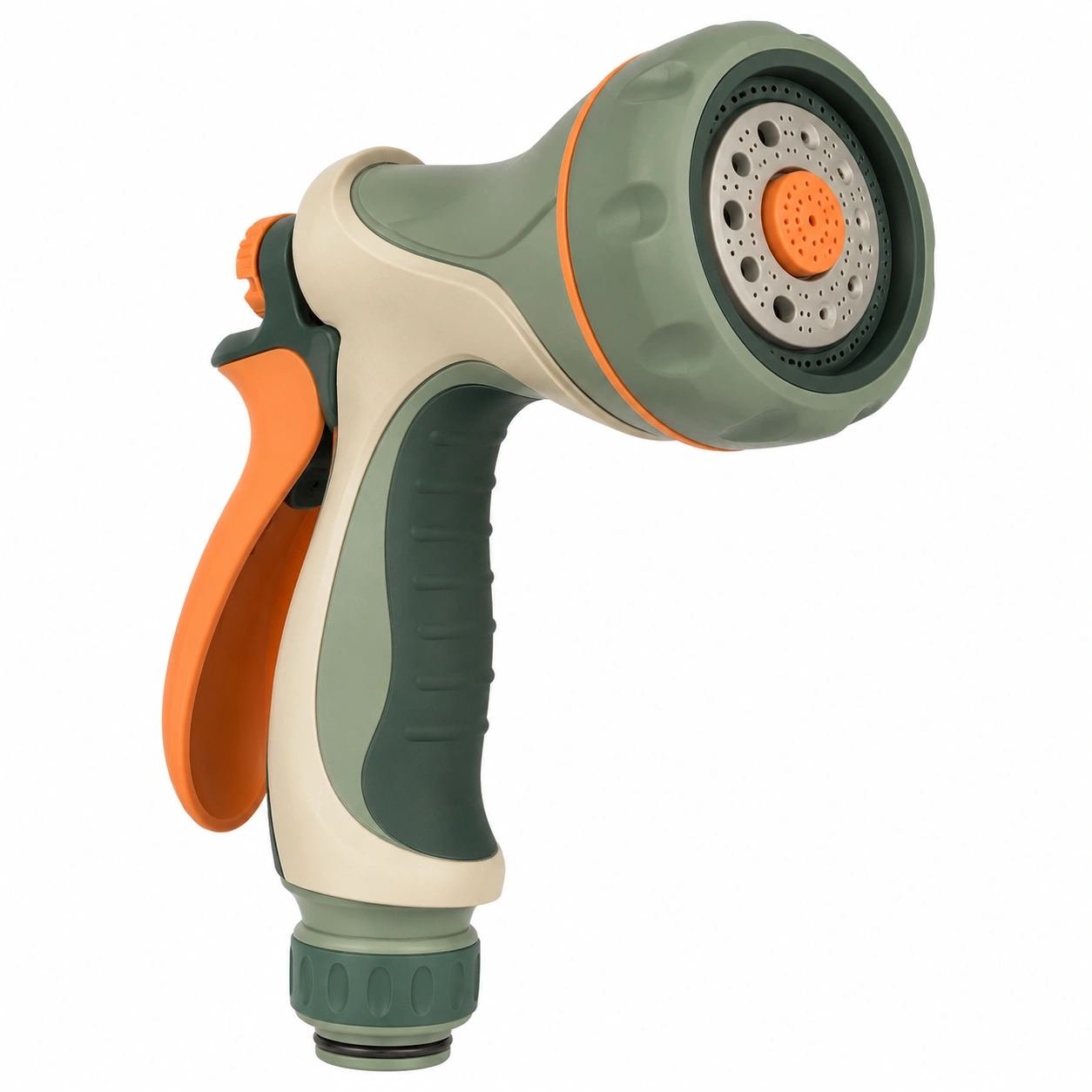Pistola de Riego Multifuncional Verde y Naranja-JARNOVIEL