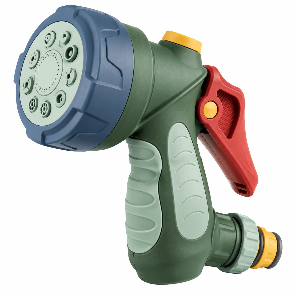 Pistola de Riego Ajustable Multicolor con 8 Modos-JARNOVIEL