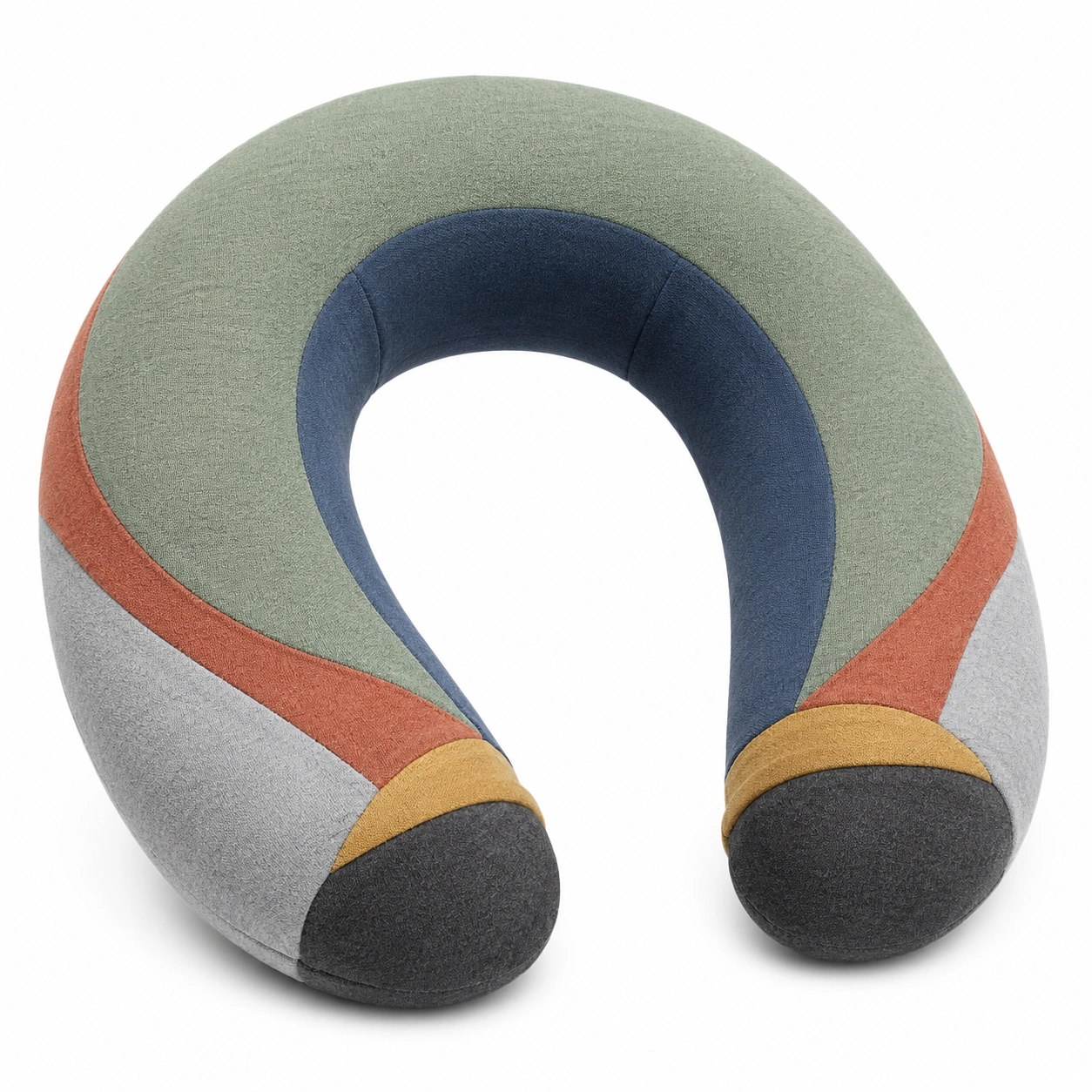 Almohada de Viaje en Forma de U con Espuma de Memoria Multicolor-MEUB VEXA