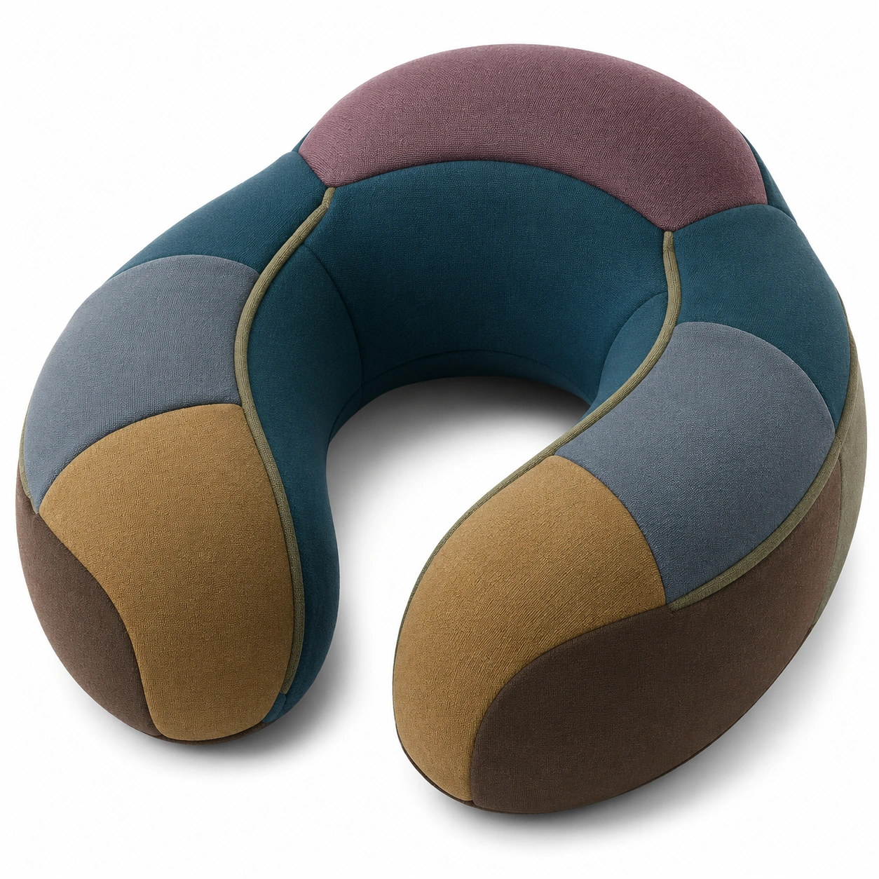 Almohada de Viaje Ergonómica de Colores Mixtos 30x28x10cm-MEUB VEXA