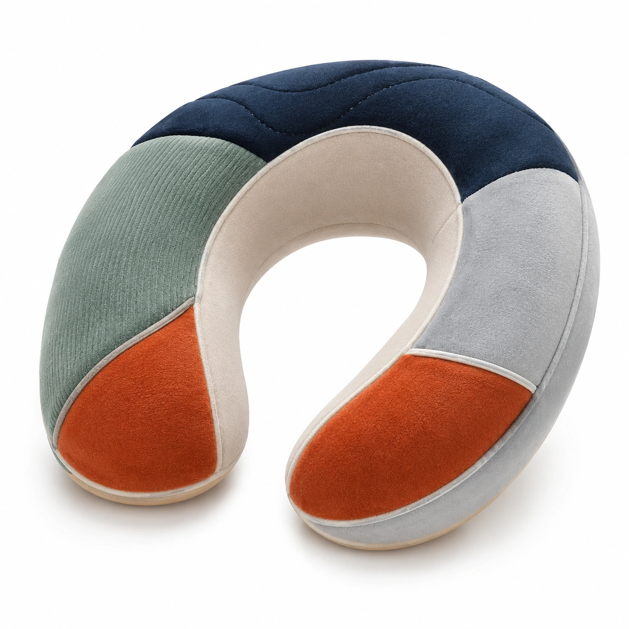 Almohada Cervical de Viaje en Forma de U Multicolor-MEUB VEXA