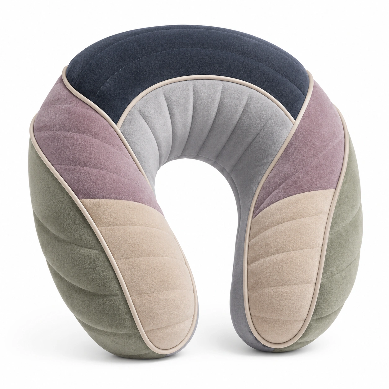 Almohada de Viaje para Cuello en Forma de U Multicolor Ergonómica-MEUB VEXA