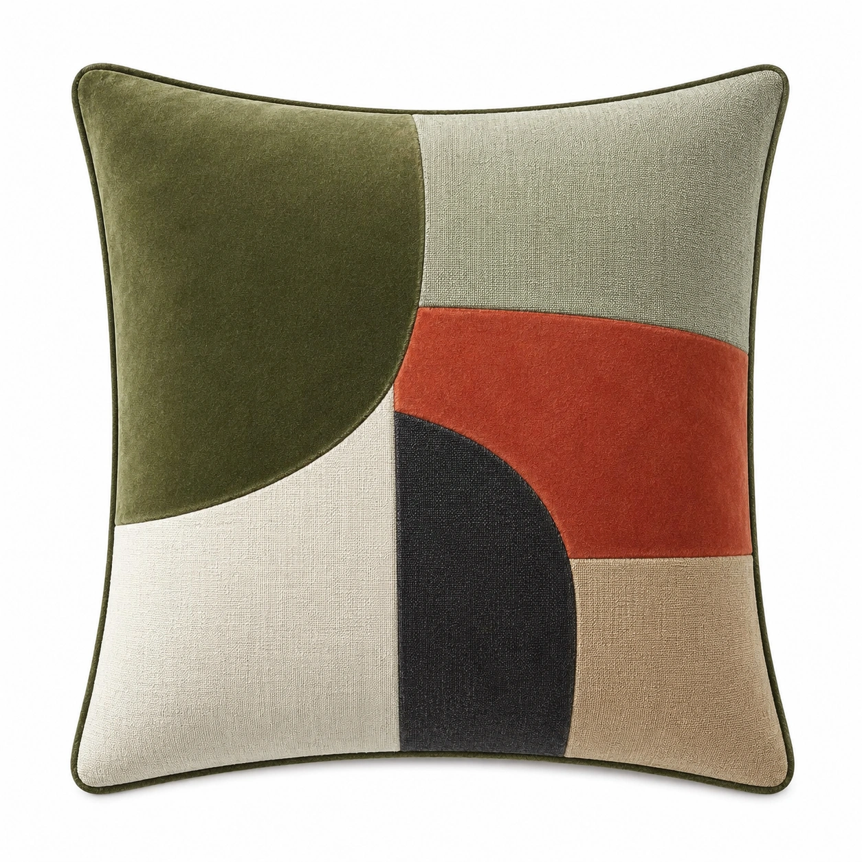 Cojín decorativo geométrico multicolor 45x45 cm-MEUB VEXA