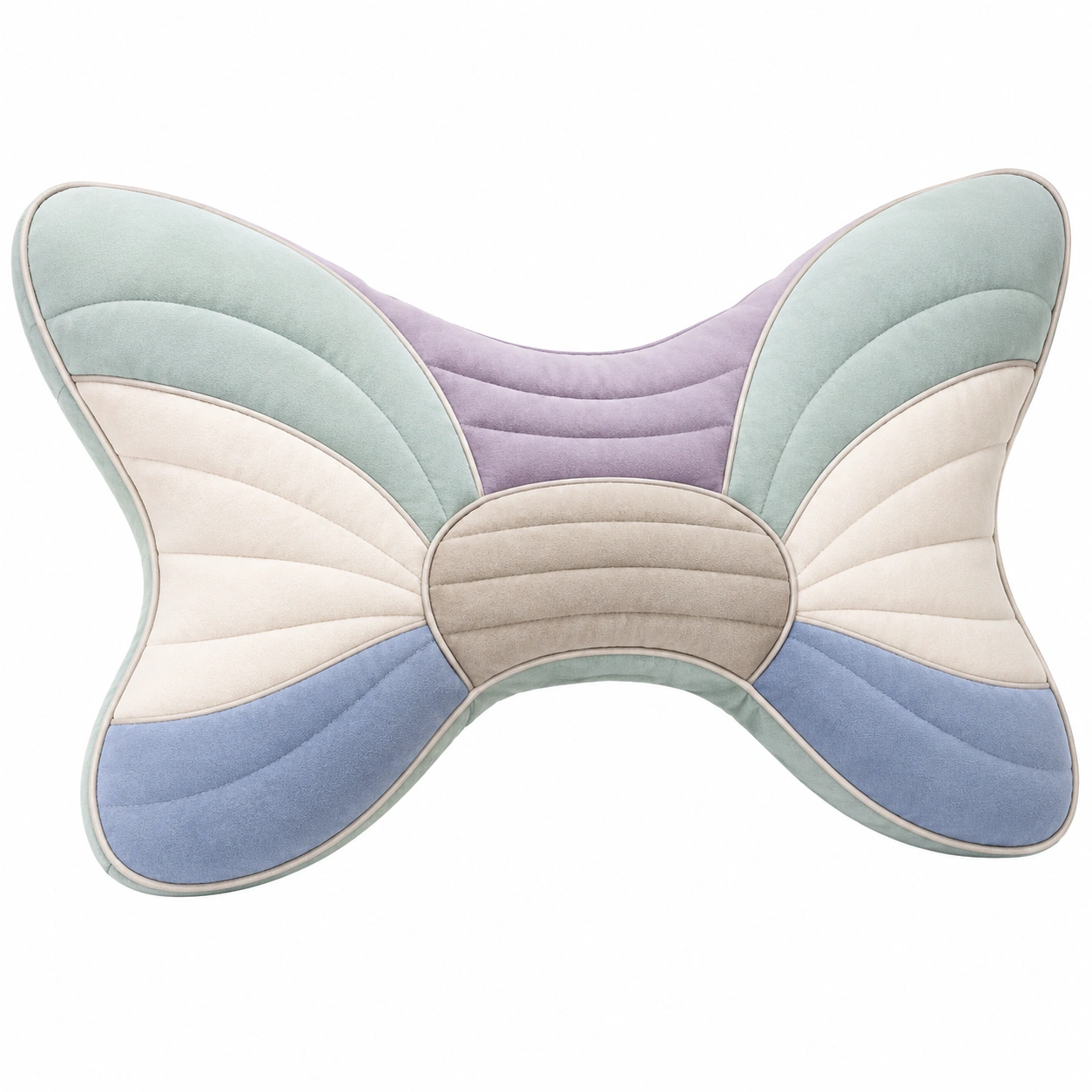 Cojín Ergonomico Mariposa Multicolor para Soporte Lumbar-MEUB VEXA