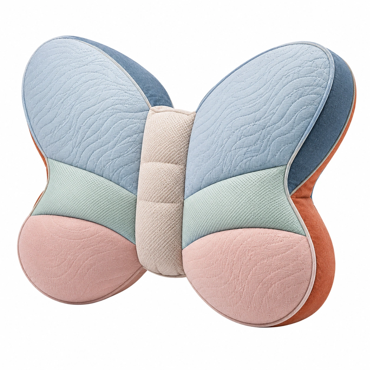 Cojín ergonómico en forma de mariposa multicolor-MEUB VEXA