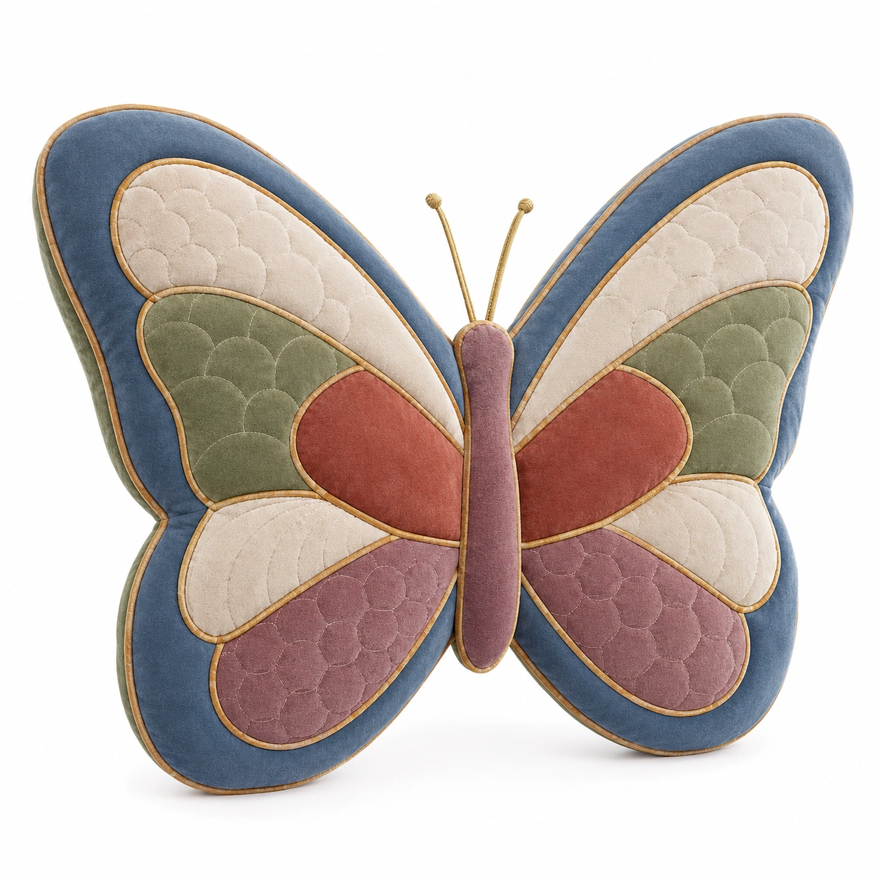 Cojín Decorativo en Forma de Mariposa Multicolor 50x40cm-MEUB VEXA
