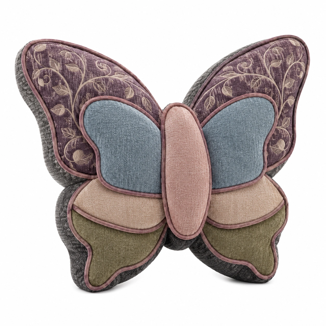 Cojín Decorativo en Forma de Mariposa Multicolor 45x35cm-MEUB VEXA