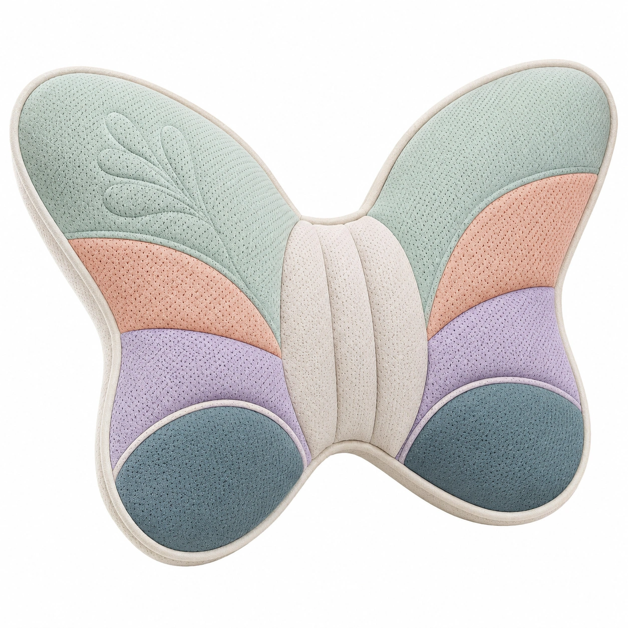 Cojín Ergonómico en Forma de Mariposa Multicolor-MEUB VEXA