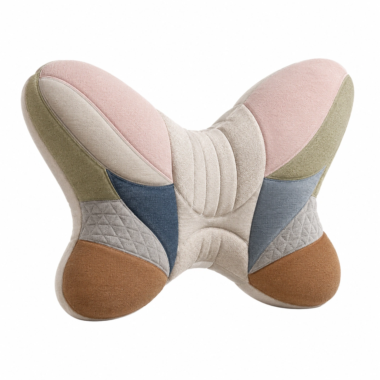 Cojín ergonómico de mariposa multicolor para soporte cervical-MEUB VEXA