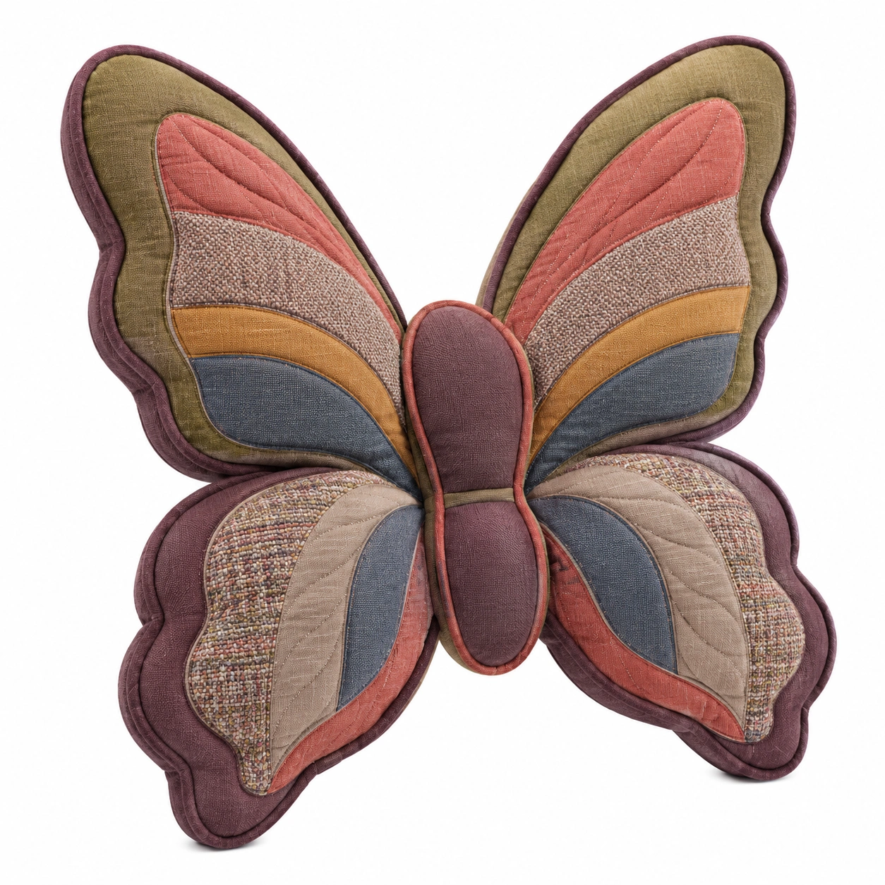 Cojín Decorativo en Forma de Mariposa Multicolor 50x45cm-MEUB VEXA