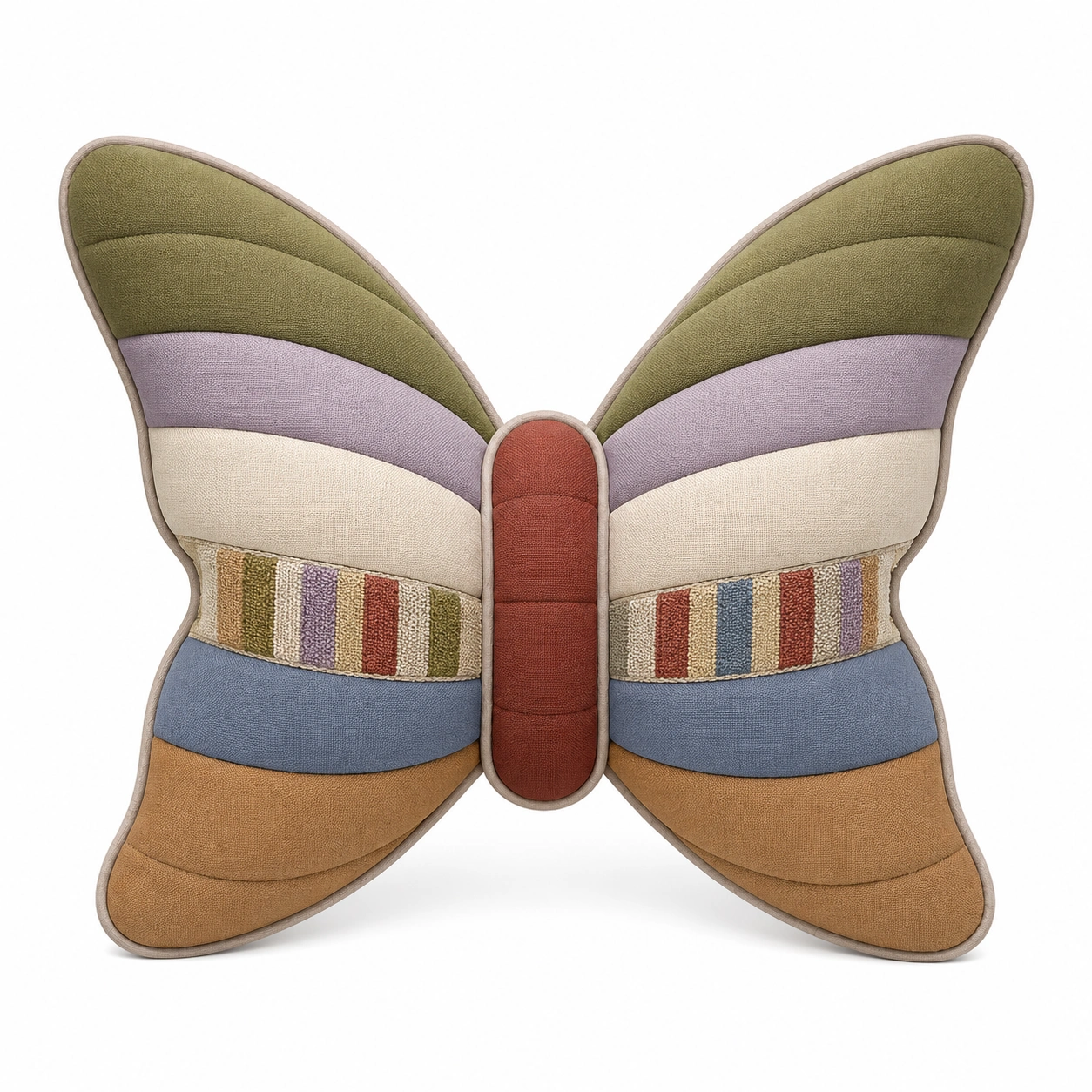 Cojín Decorativo Mariposa Multicolor 50x40cm-MEUB VEXA