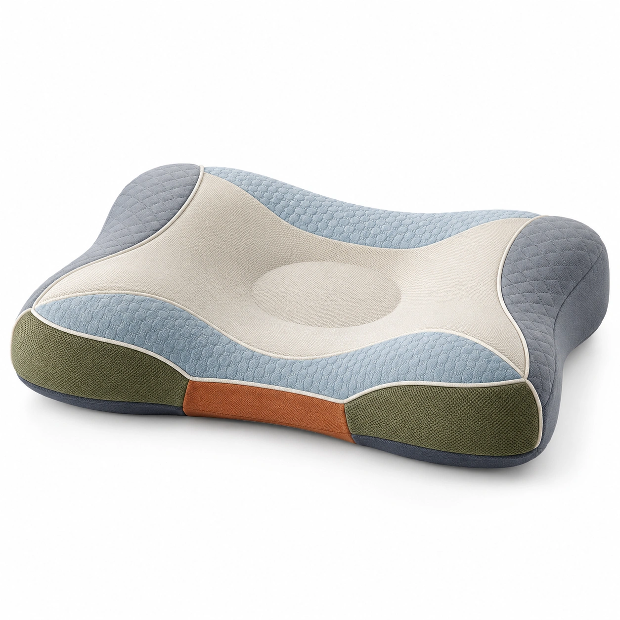 Cojín ergonómico cervical multicolor 60x40x10cm-MEUB VEXA