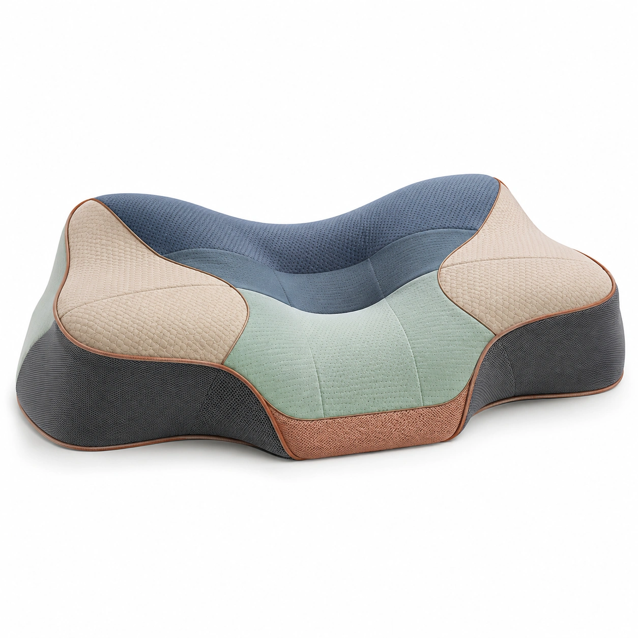 Cojín de Descanso Ergonómico Multicolor 70x50x15cm-MEUB VEXA