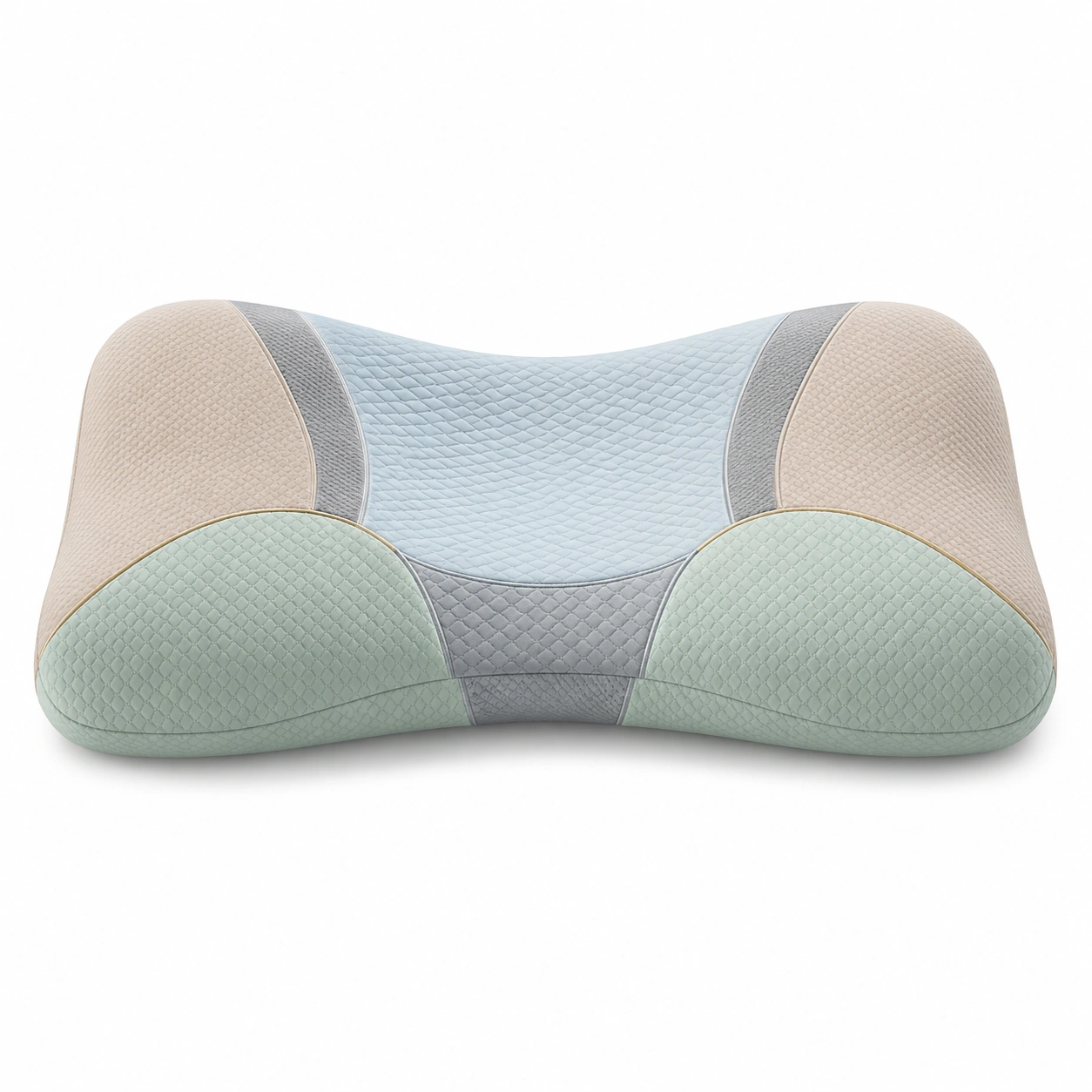 Almohada Ergonómica de Espuma de Memoria Multicolor 60x40x12cm-MEUB VEXA