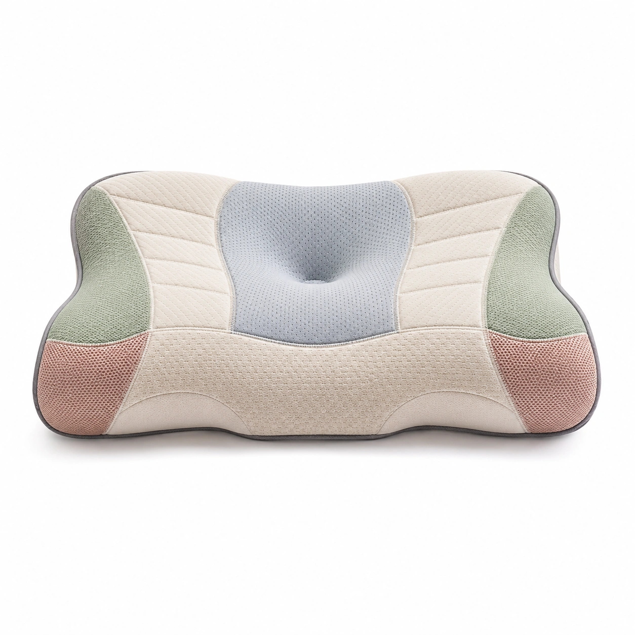 Almohada ergonómica cervical multicolor 50x30x10 cm-MEUB VEXA