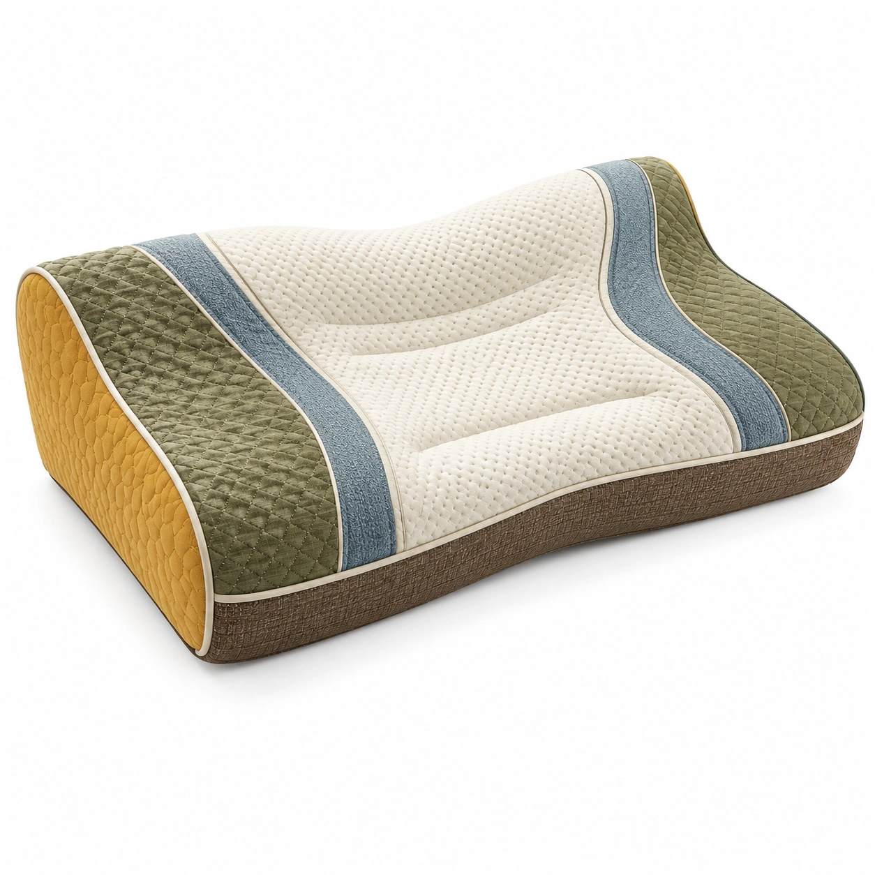 Almohada Ortopédica con Contorno Multicolor-MEUB VEXA