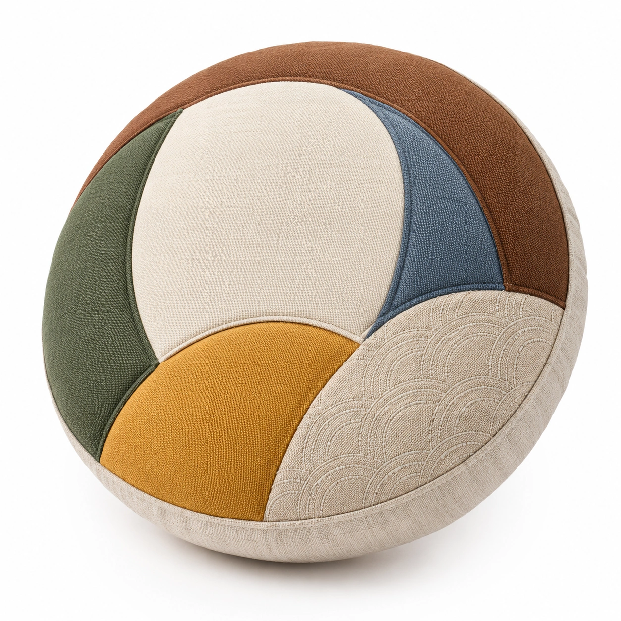 Cojín Redondo Decorativo Multicolor 40 cm-MEUB VEXA
