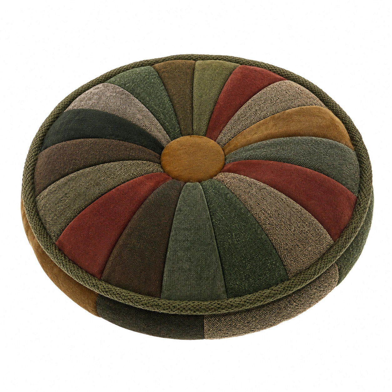 Cojín Redondo Decorativo Multicolor Retro-MEUB VEXA
