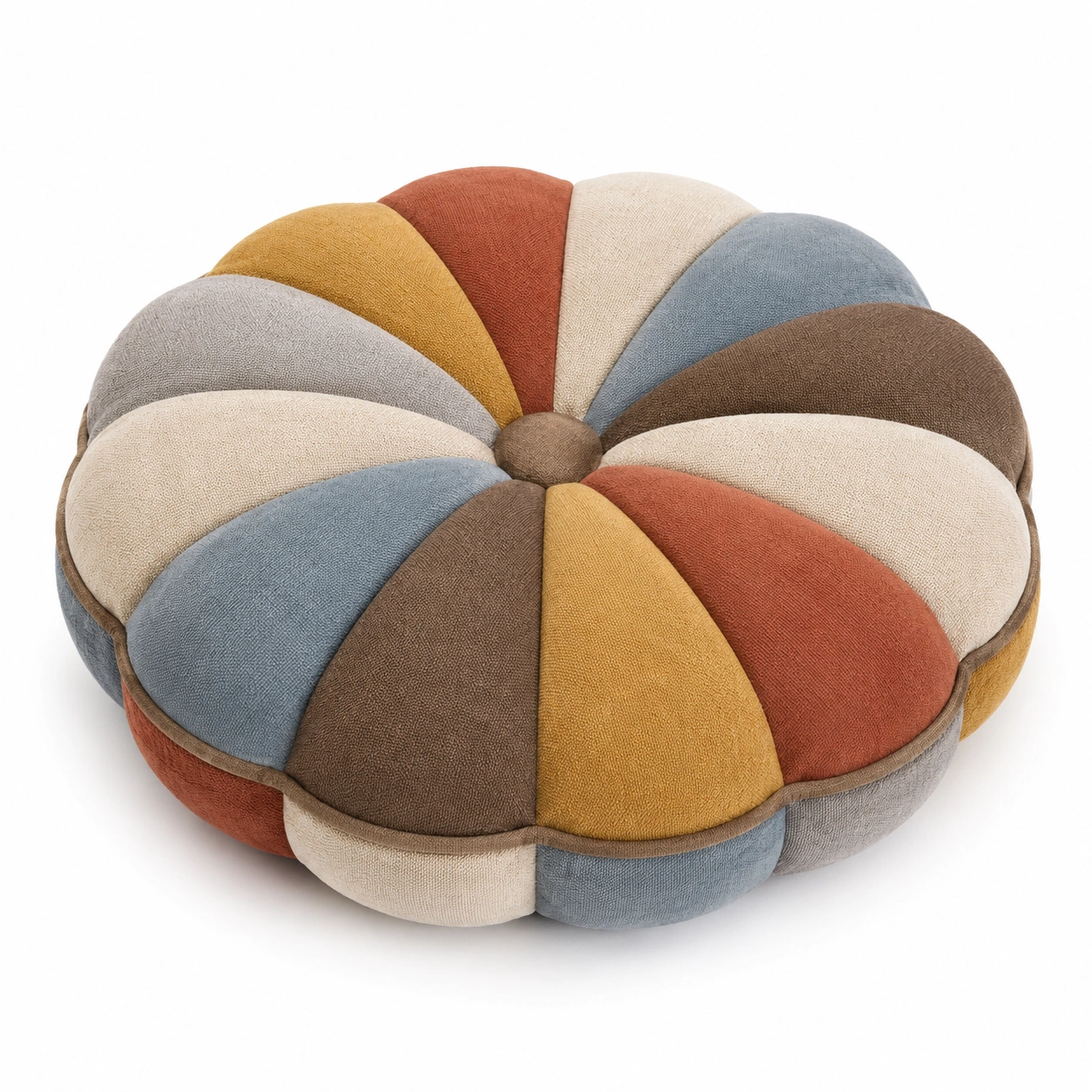 Cojín Redondo Decorativo Multicolor 40 cm-MEUB VEXA