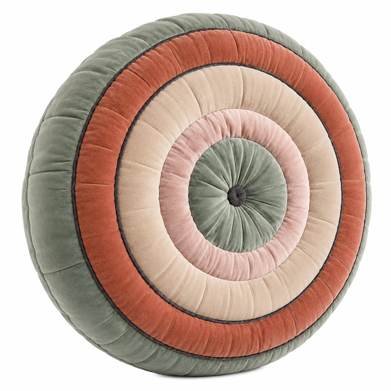 Cojín Redondo Decorativo Multicolor 45 cm-MEUB VEXA