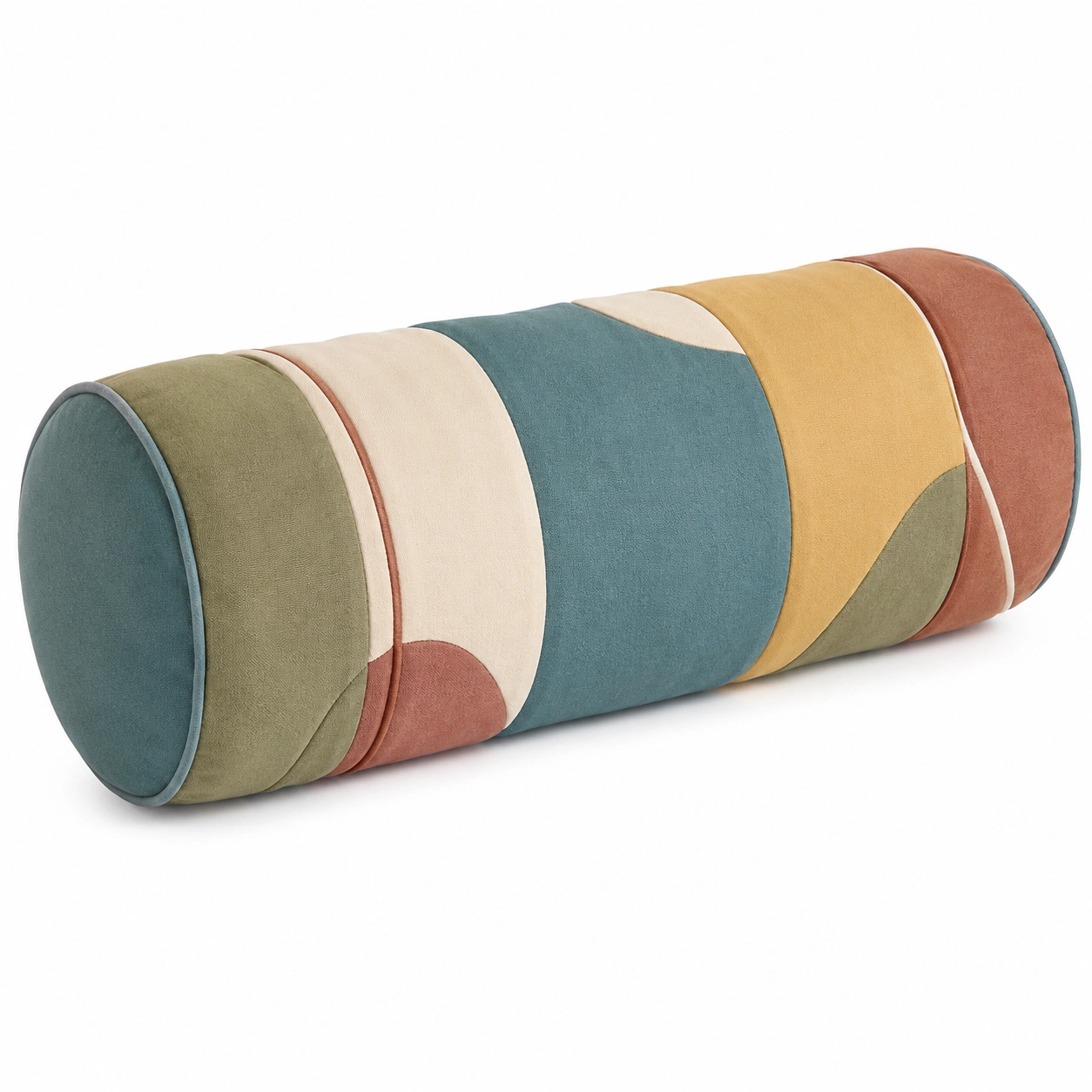 Cojín Cilíndrico Decorativo Multicolor-MEUB VEXA