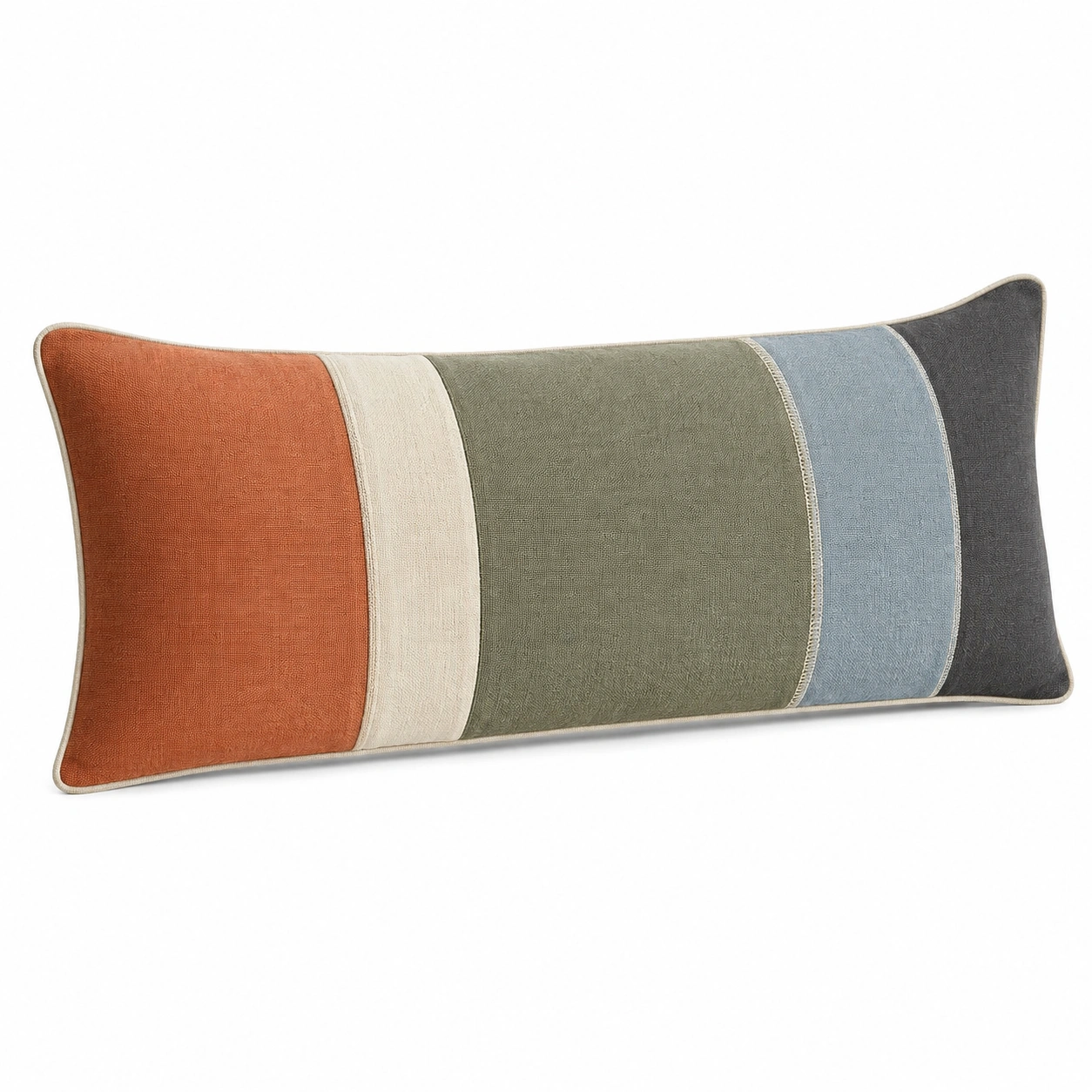 Cojín decorativo rectangular multicolor 40x90cm-MEUB VEXA