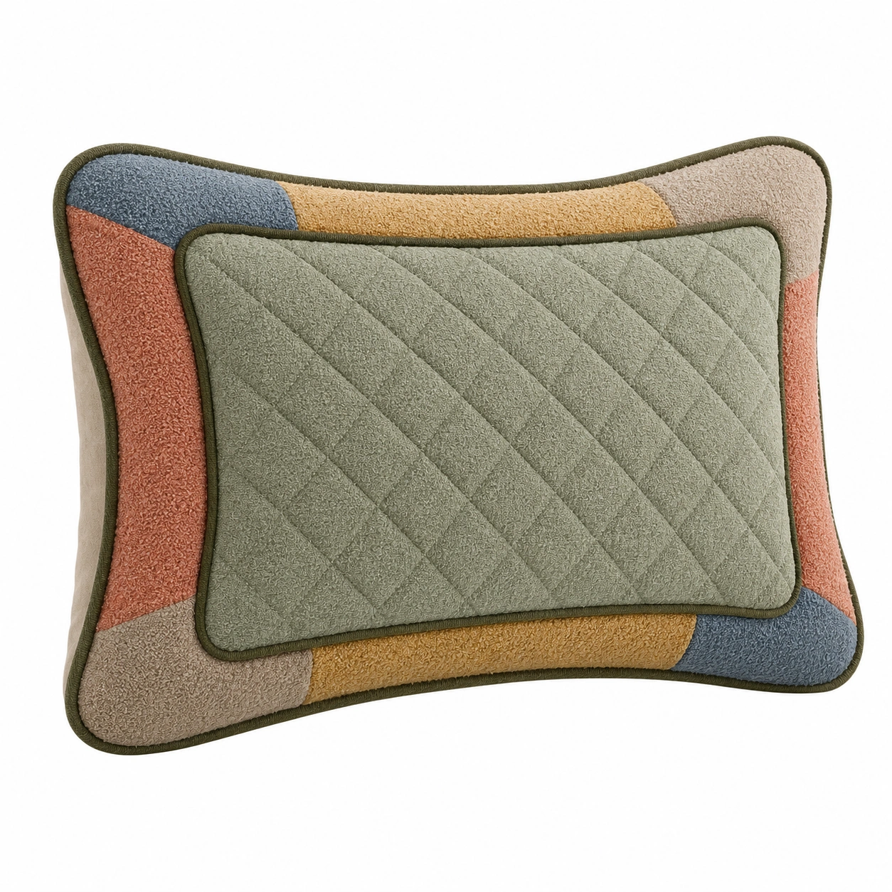 Cojín Decorativo Rectangular Multicolor 45x35 cm-MEUB VEXA
