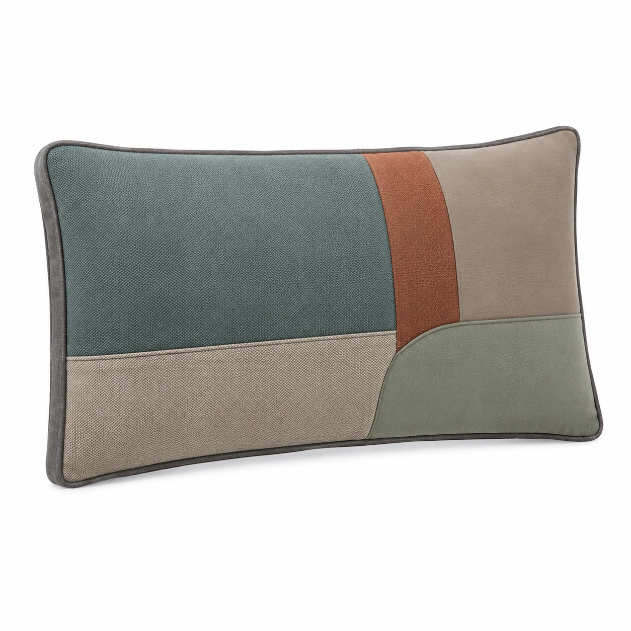 Cojín Decorativo Rectangular Patchwork Multicolor 50x30cm-MEUB VEXA
