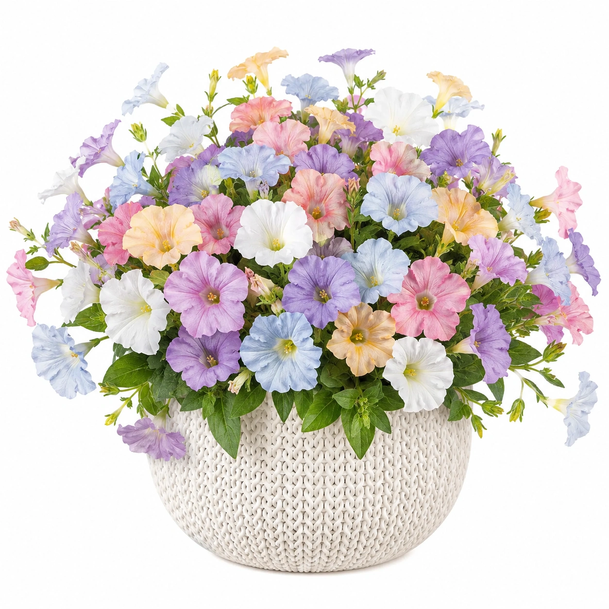 Arreglo Floral Artificial Multicolor en Maceta Decorativa de 30 cm-ULQERNIKA
