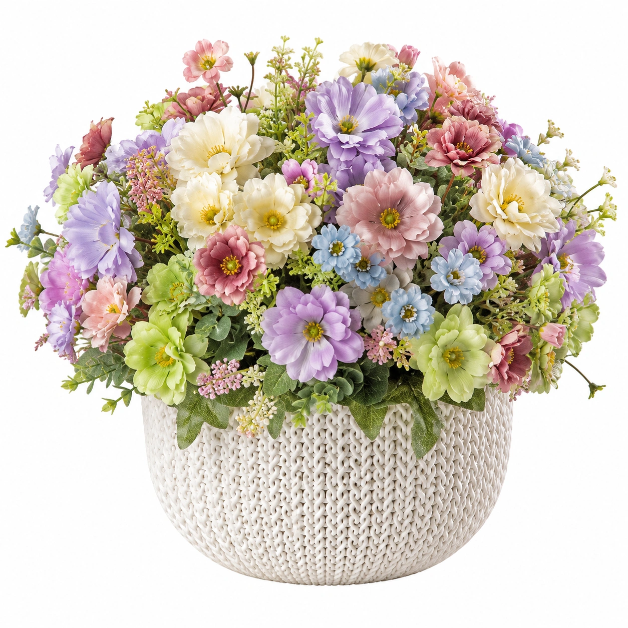 Arreglo Floral Artificial Multicolor Decorativo-ULQERNIKA