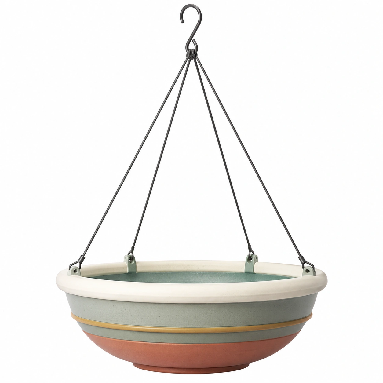 Maceta Colgante Multicolor 30cm con Drenaje-ULQERNIKA