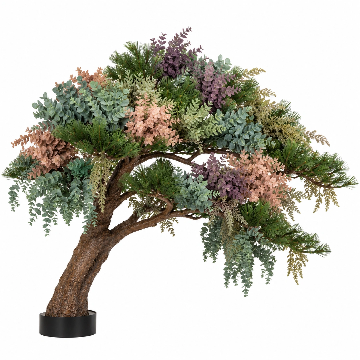Árbol Bonsái Artificial Multicolor de 50cm-ULQERNIKA