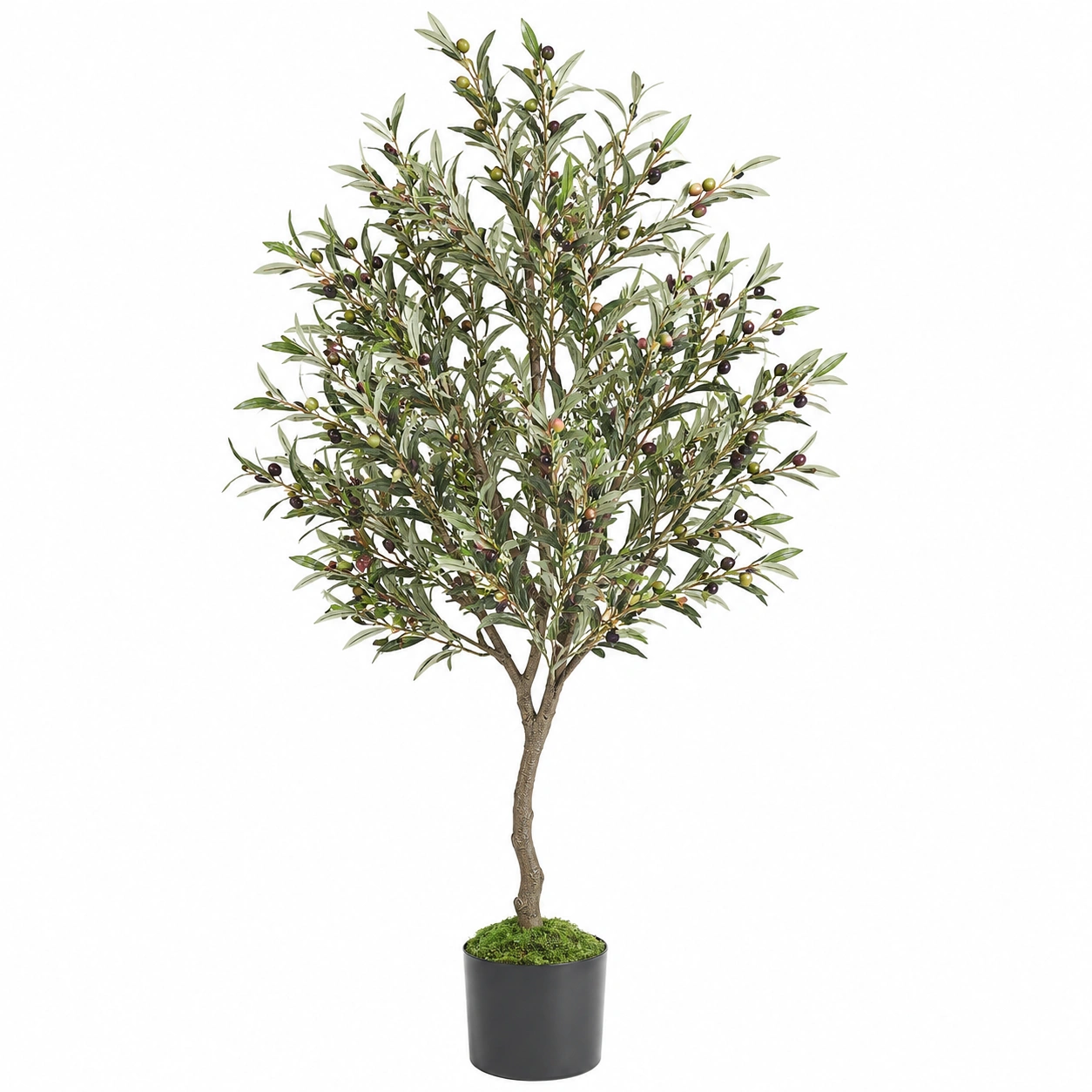 Árbol de Olivo Artificial en Maceta Verde de 150 cm-ULQERNIKA