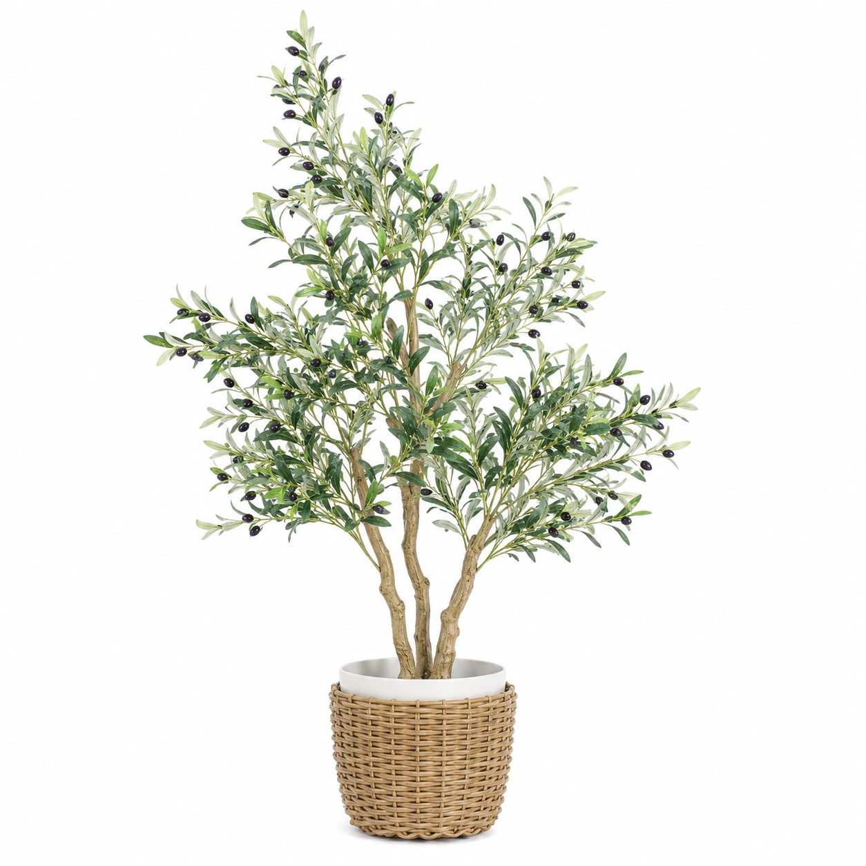 Árbol de Olivo Artificial en Maceta de 120 cm-ULQERNIKA