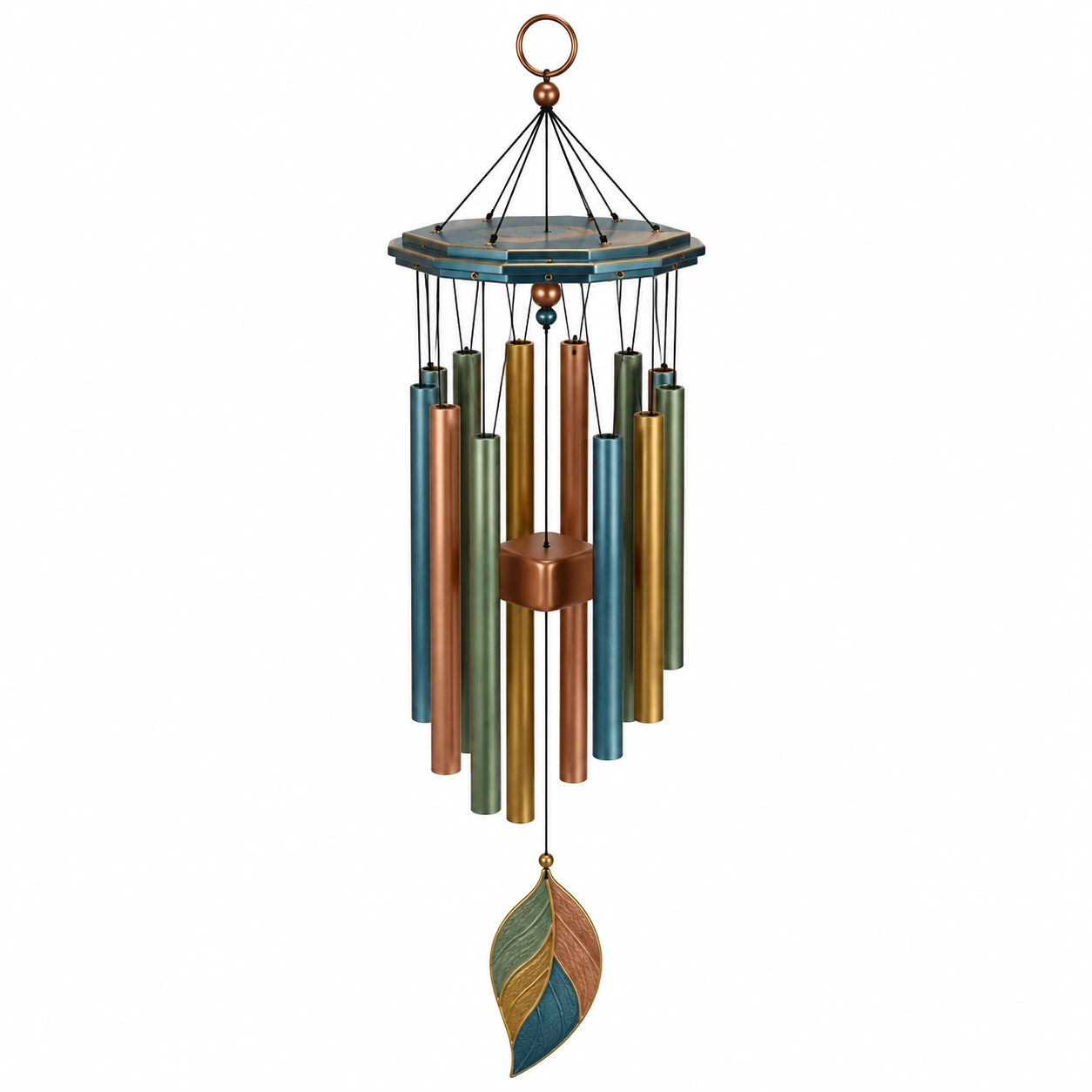 Carillón de Viento de Metal Multicolor para Exterior-ULQERNIKA