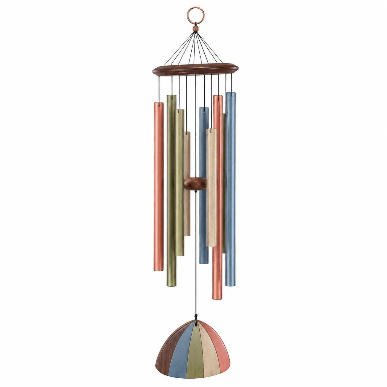Campanilla de Viento Multicolor para Exteriores 80cm-ULQERNIKA