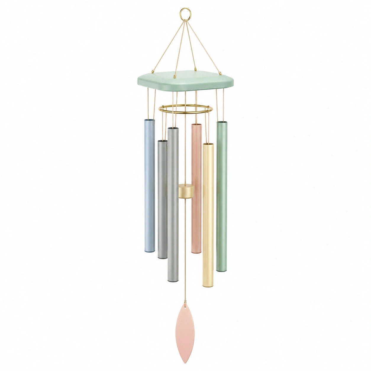 Móvil de viento para exteriores multicolor 50 cm-ULQERNIKA