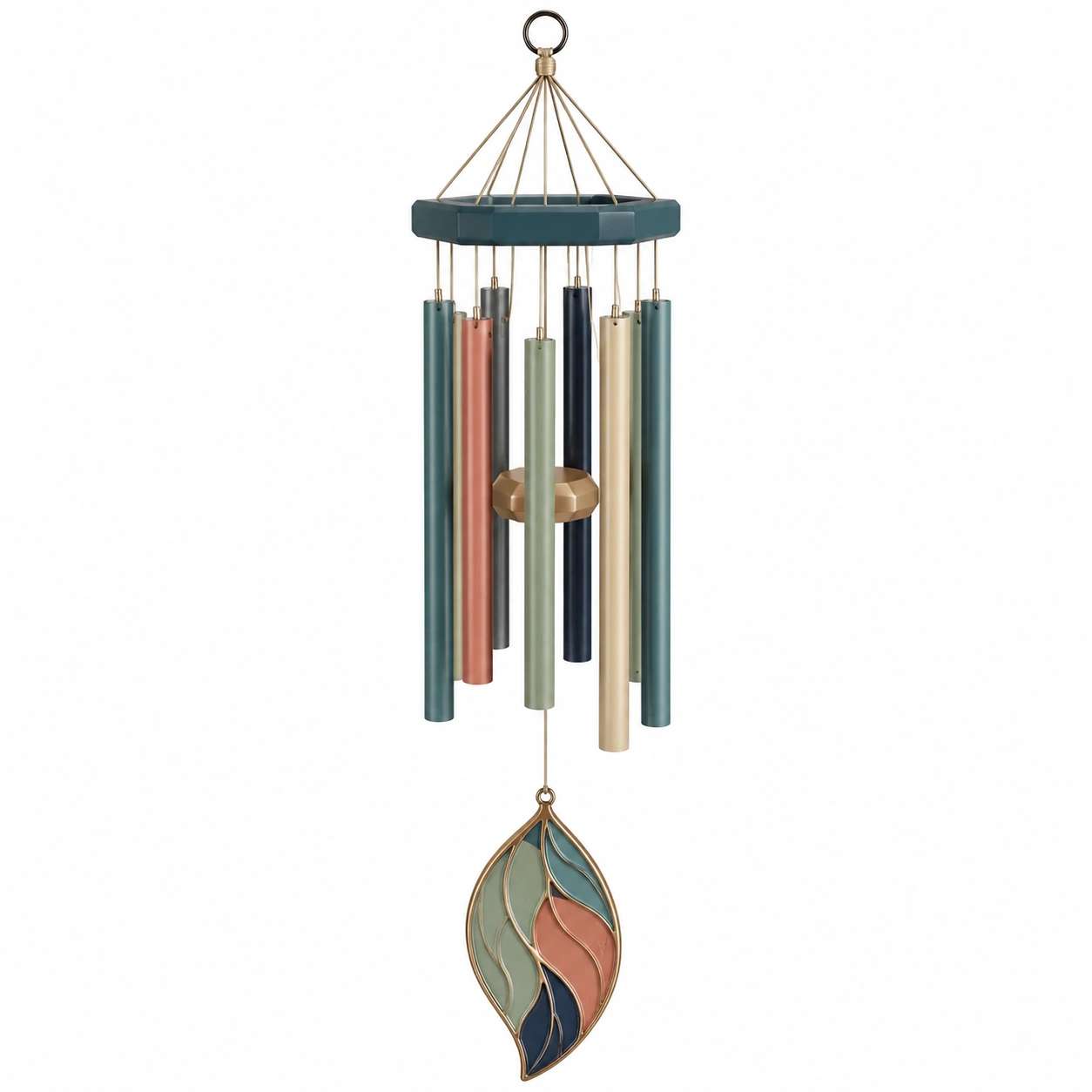 Campana de Viento Multicolor para Decoración Exterior e Interior-ULQERNIKA