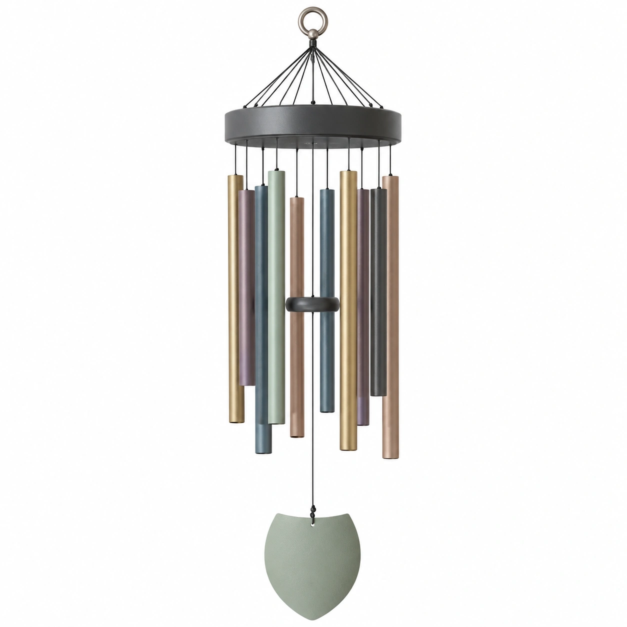 Móvil de Viento Multicolor para Exterior 60cm-ULQERNIKA