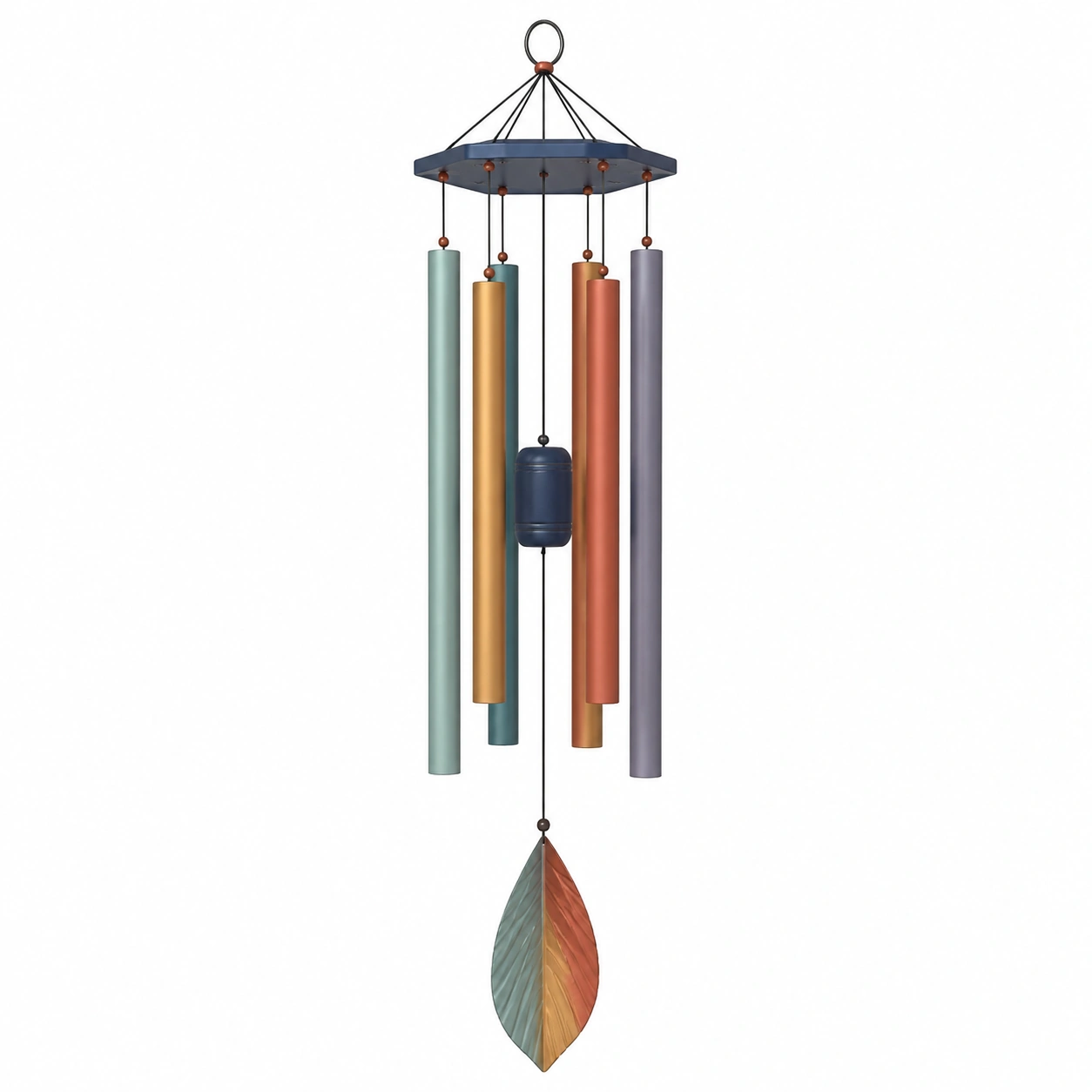 Carillón de Viento Grande Multicolor para Exterior-ULQERNIKA