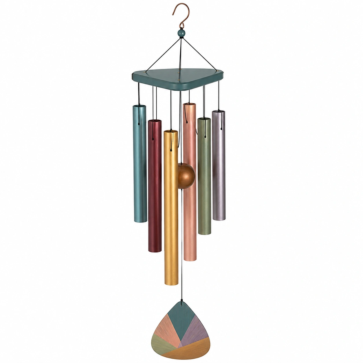 Campana de Viento Metálica Multicolor para Decoración-ULQERNIKA