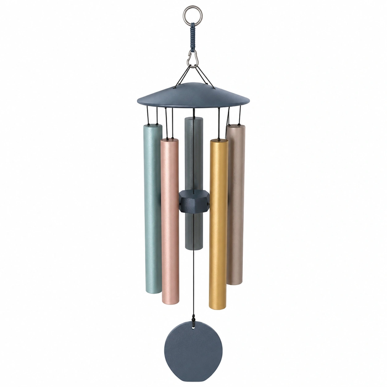 Campana de Viento Multicolor para Exteriores e Interiores, 80 cm-ULQERNIKA