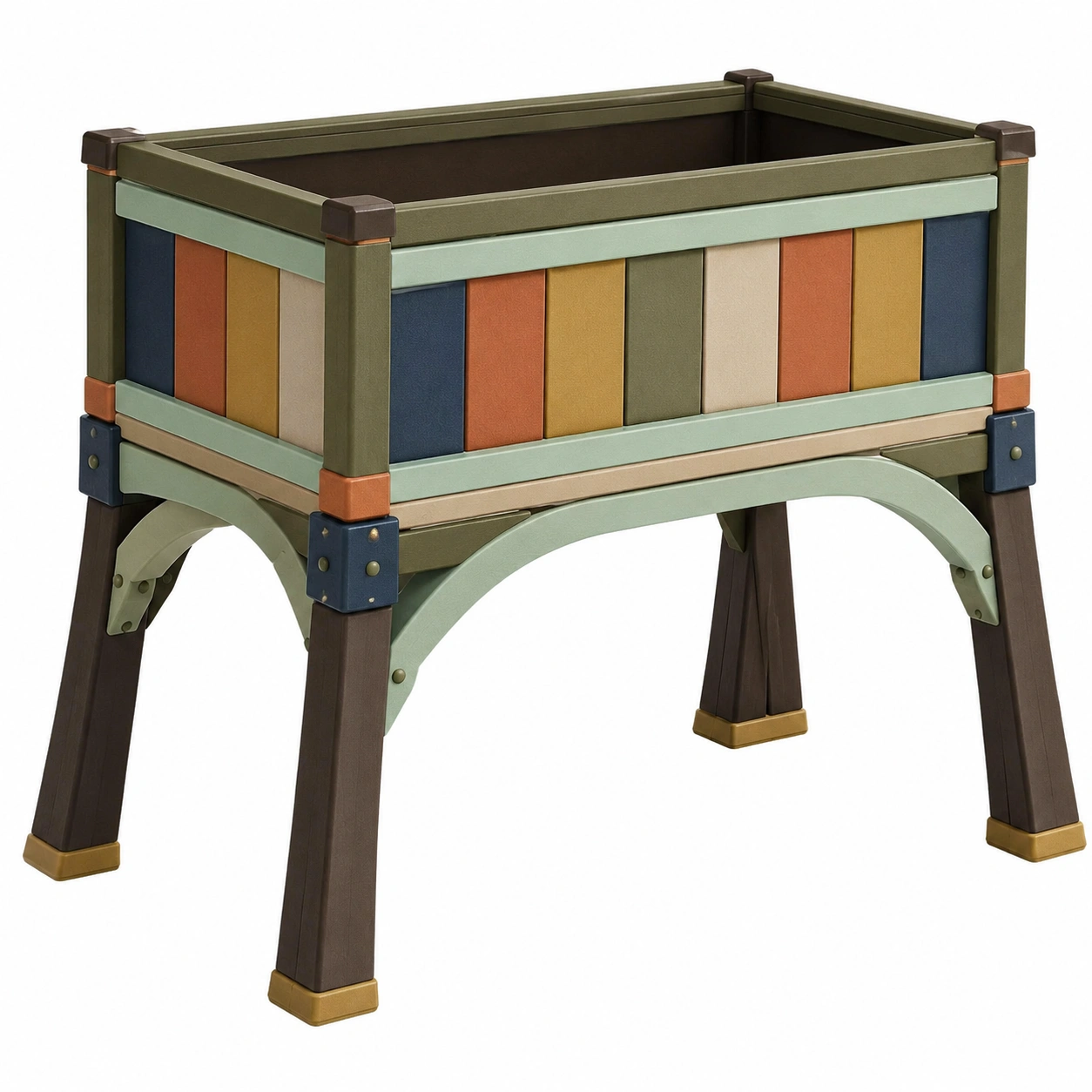 Jardinera Elevada Multicolor para Exterior-ULQERNIKA