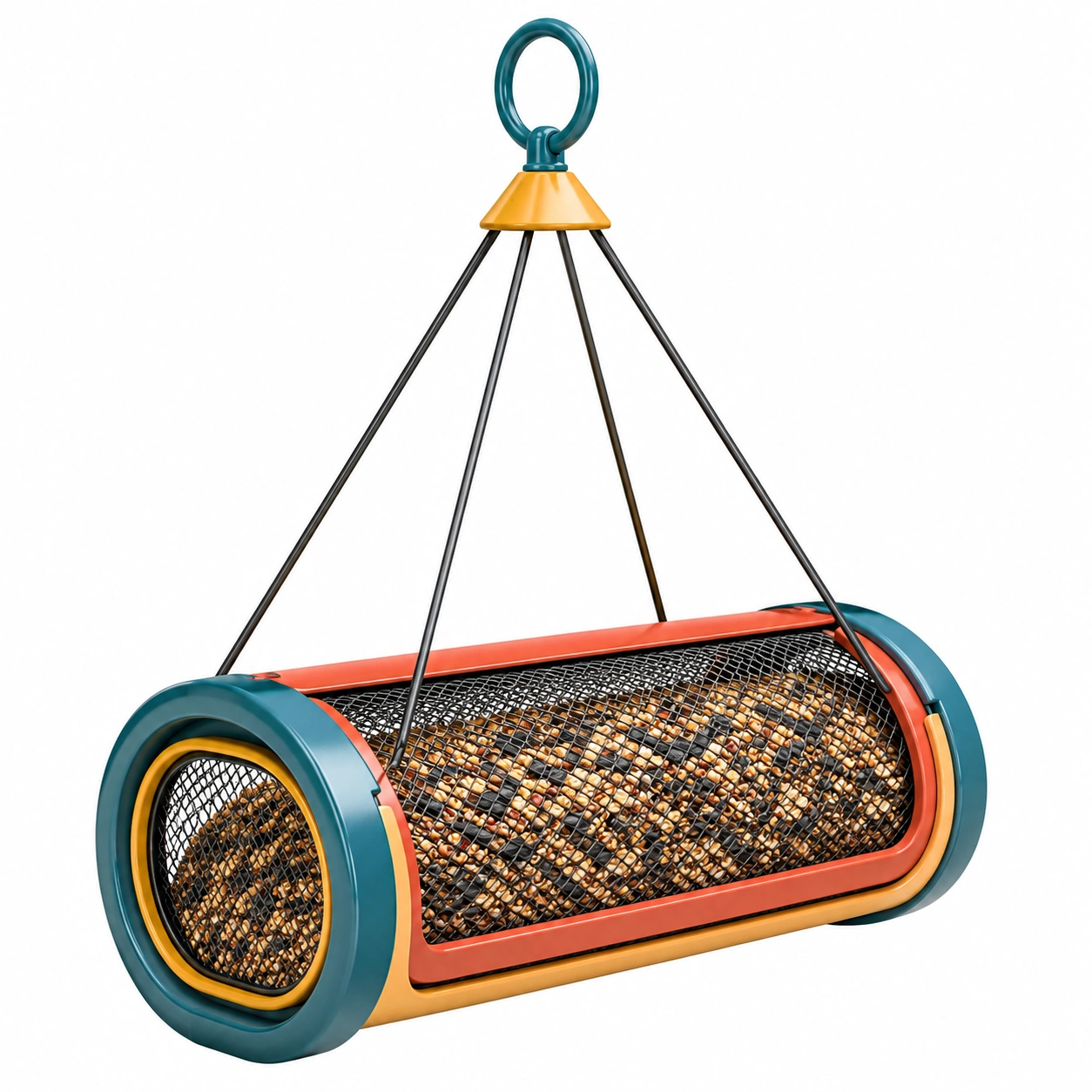 Comedero para Pájaros Colgante Multicolor 30x15 cm-ULQERNIKA